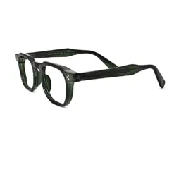 Olive Green Stylish Eyeglasses at chashma