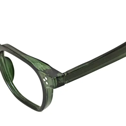 Olive Green Stylish Eyeglasses at chashma