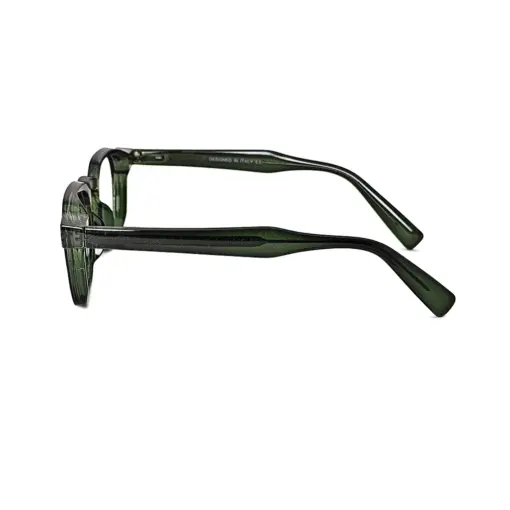 Olive Green Stylish Eyeglasses at chashma