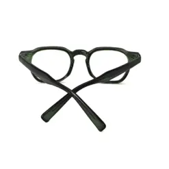 Olive Green Stylish Eyeglasses at chashma