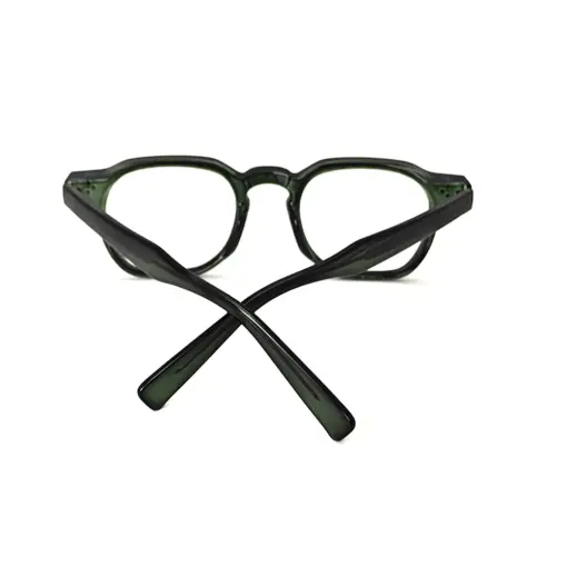 Olive Green Stylish Eyeglasses at chashma
