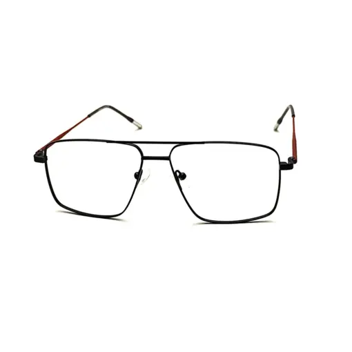 Premium Black Metal Eyeglasses at chashma