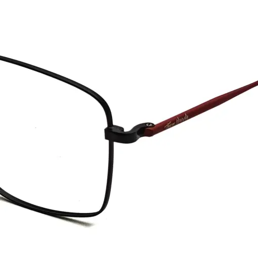 Premium Black Metal Eyeglasses at chashma