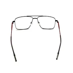 Premium Black Metal Eyeglasses at chashma
