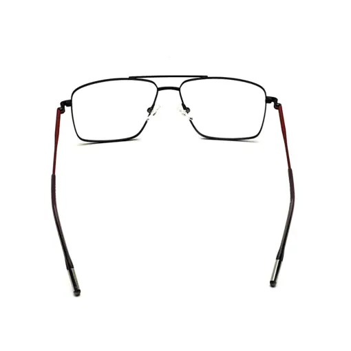 Premium Black Metal Eyeglasses at chashma