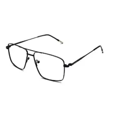Blue Metal Eyeglasses at chashma