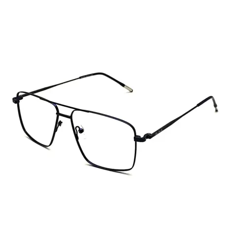 Blue Metal Eyeglasses at chashma
