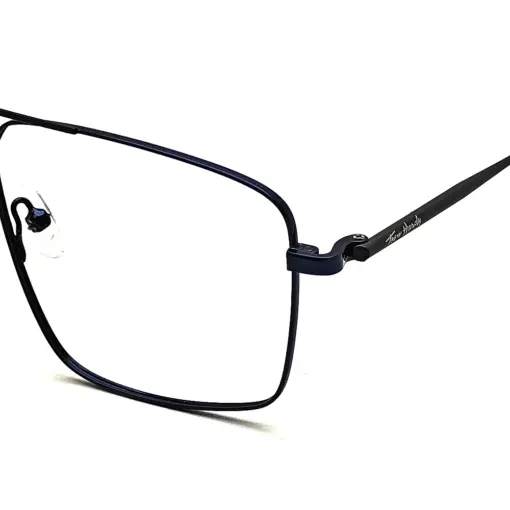Blue Metal Eyeglasses at chashma