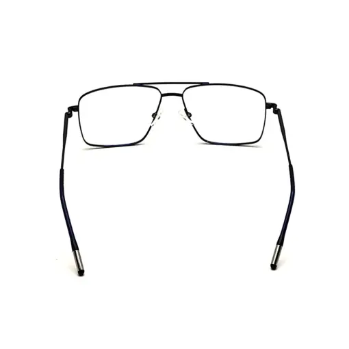 Blue Metal Eyeglasses at chashma