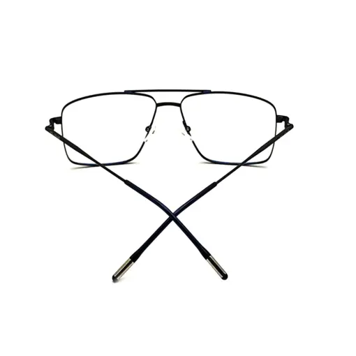 Blue Metal Eyeglasses at chashma