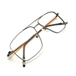 Silver Metal Premium Eyeglasses at chasma