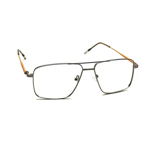 Silver Metal Premium Eyeglasses at chasma