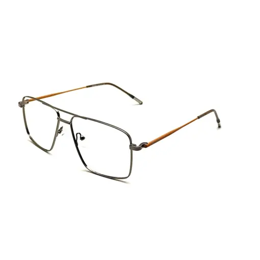 Silver Metal Premium Eyeglasses at chasma