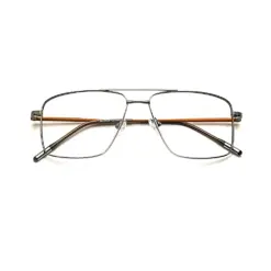 Silver Metal Premium Eyeglasses at chasma
