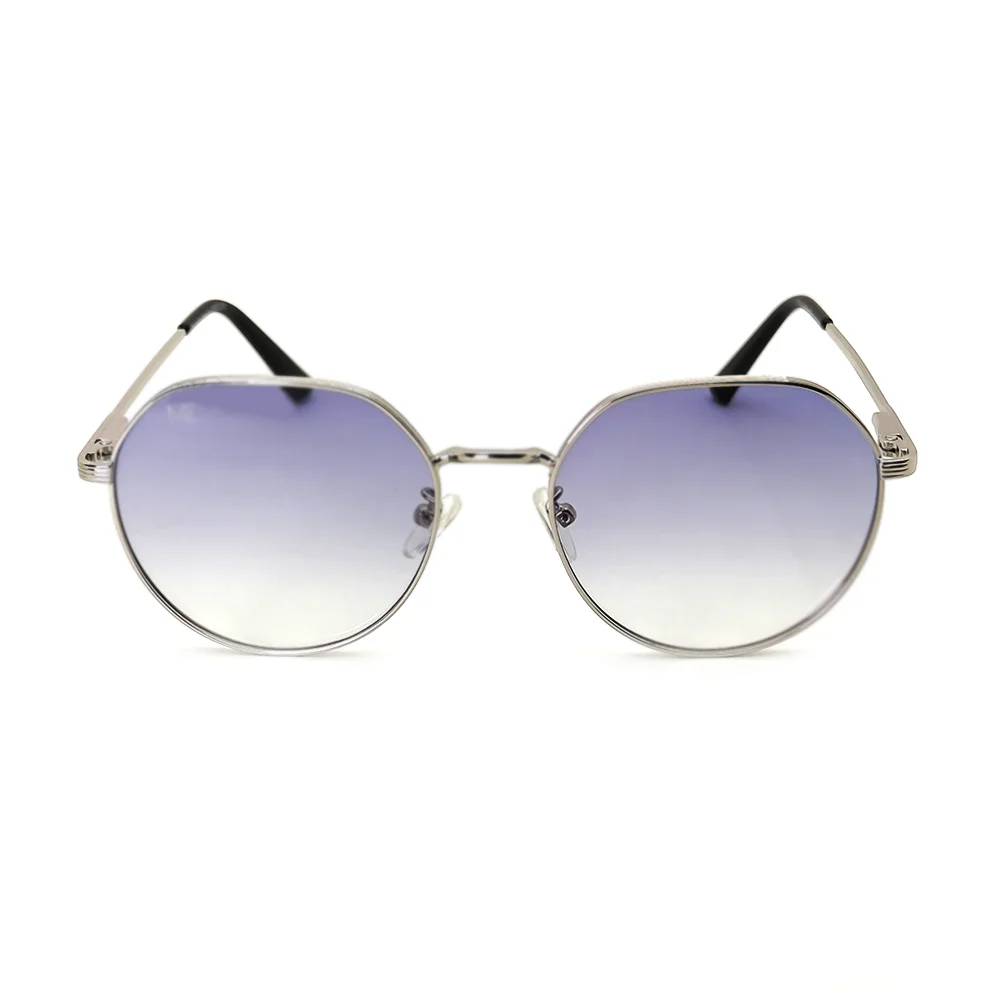 Silver Round Fashion Sunglasses at chashma