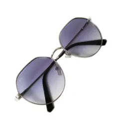 Silver Round Fashion Sunglasses at chashma