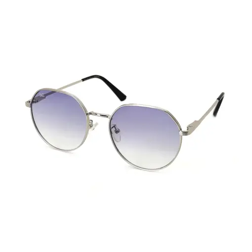 Silver Round Fashion Sunglasses at chashma