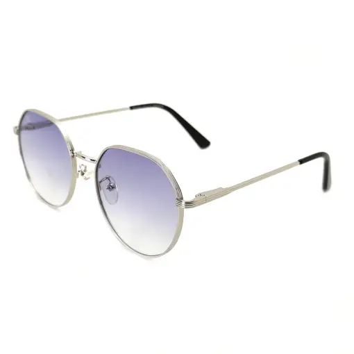 Silver Round Fashion Sunglasses at chashma