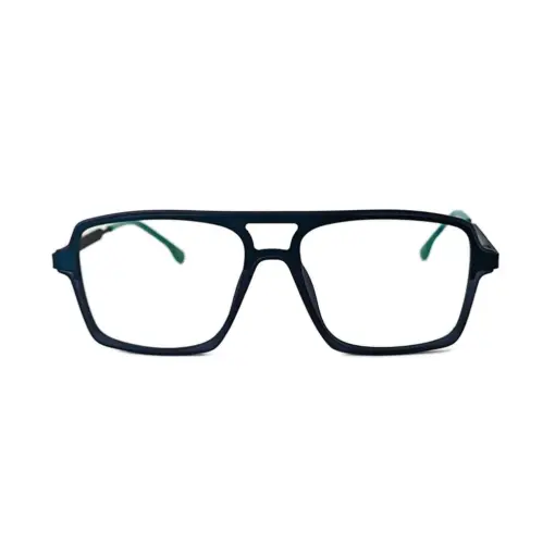 Turquoise Blue Modern Eyeglasses at chashmah