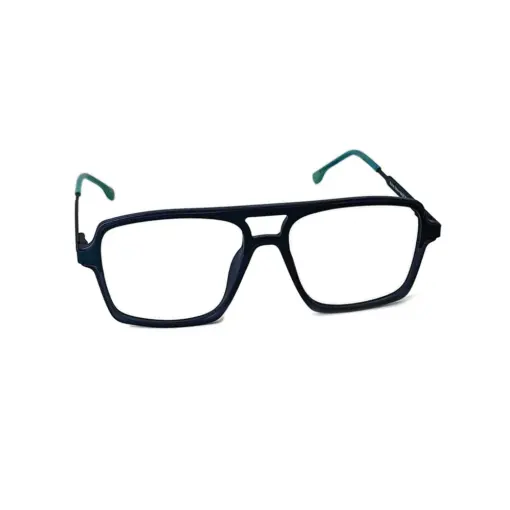 Turquoise Blue Modern Eyeglasses at chashmah