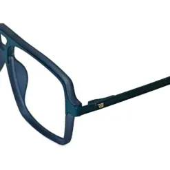Turquoise Blue Modern Eyeglasses at chashmah