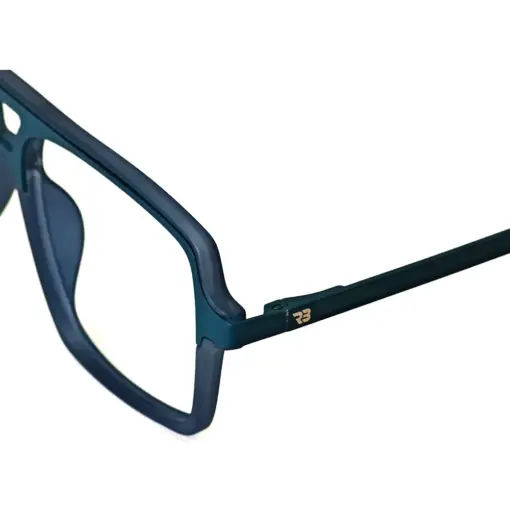 Turquoise Blue Modern Eyeglasses at chashmah