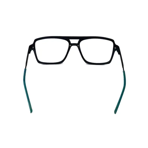 Turquoise Blue Modern Eyeglasses at chashmah