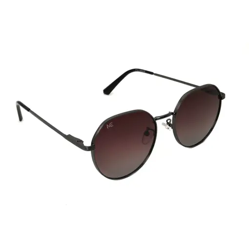 Black Round Fashion Sunglasses at chashma