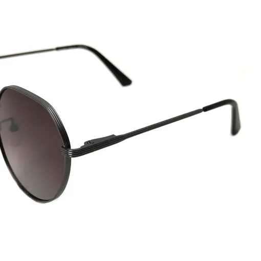 Black Round Fashion Sunglasses at chashma