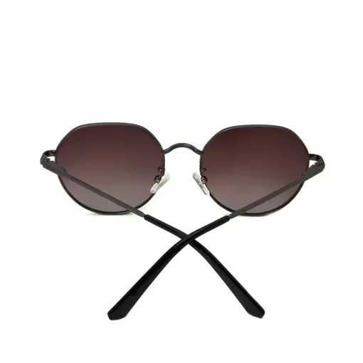 Black Round Fashion Sunglasses at chashma