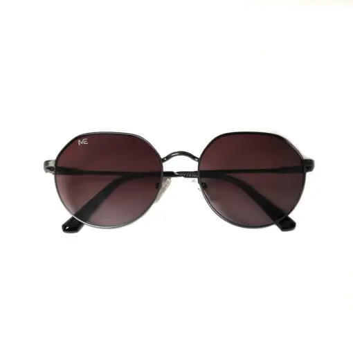 Black Round Fashion Sunglasses at chashma