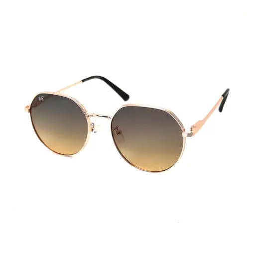 Golden Round Fashion Sunglasses at chashma