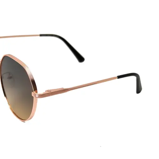 Golden Round Fashion Sunglasses at chashma