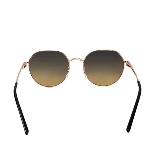 Golden Round Fashion Sunglasses at chashma