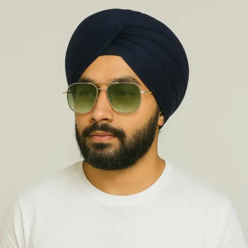 Buy Silver Green Turban Sunglasses Online