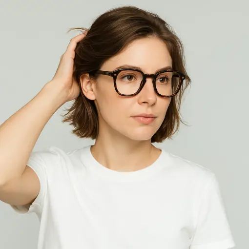 Bold Acetate Aviator Eyeglasses at chashma