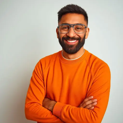 Blue White Comfortable Eyeglasses at chashmah