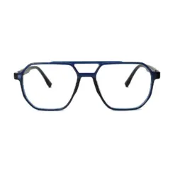 Blue Avaitor Clip-on Eyeglasses at chashma