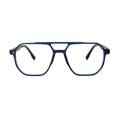 Blue Avaitor Clip-on Eyeglasses at chashma