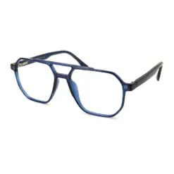 Blue Avaitor Clip-on Eyeglasses at chashma
