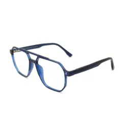 Blue Avaitor Clip-on Eyeglasses at chashma