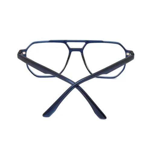 Blue Avaitor Clip-on Eyeglasses at chashma