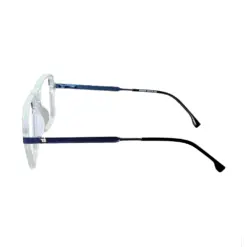 Blue White Comfortable Eyeglasses at chashmah