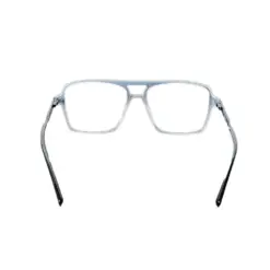 Blue White Comfortable Eyeglasses at chashmah