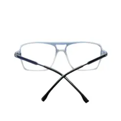 Blue White Comfortable Eyeglasses at chashmah