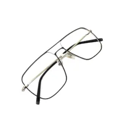 Buy Silver Black Modern Turban Eyeglasses Online