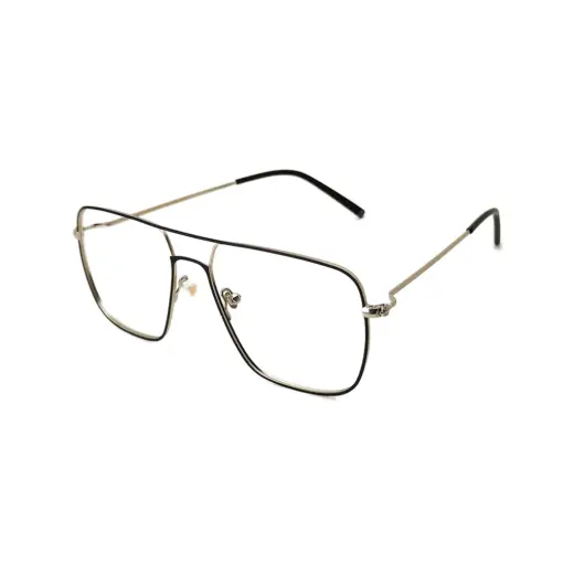 Buy Silver Black Modern Turban Eyeglasses Online