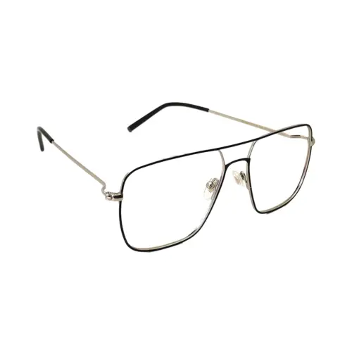 Buy Silver Black Modern Turban Eyeglasses Online