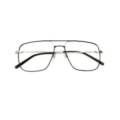Buy Silver Black Modern Turban Eyeglasses Online