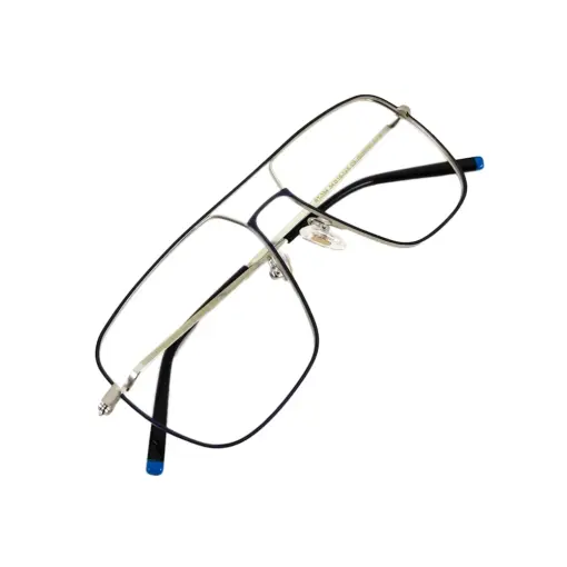 Buy Silver Blue Modern Turban Eyeglasses Online
